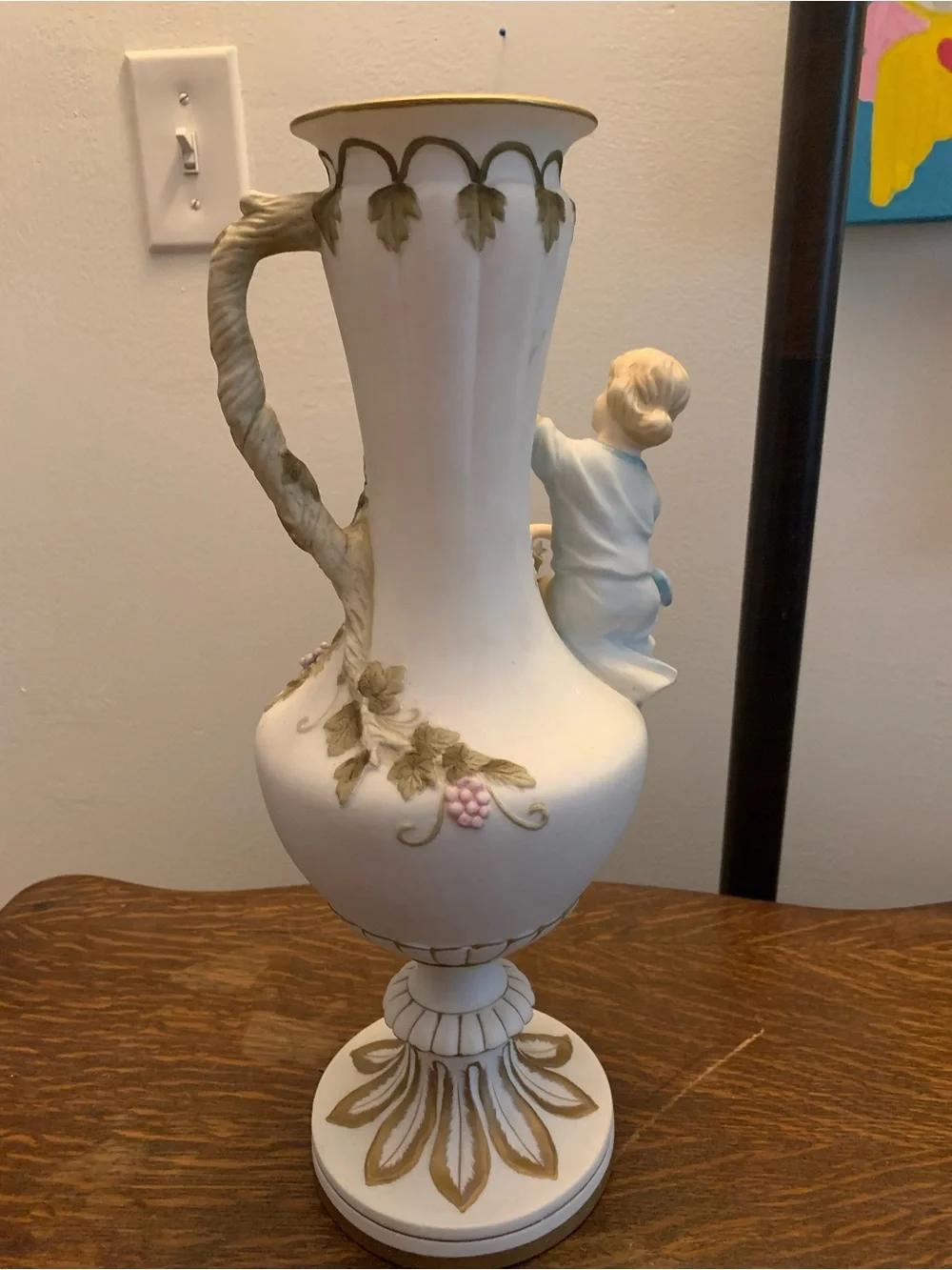 Vintage MCM Andrea by Sadek Girl Vase Art Deco 1950's